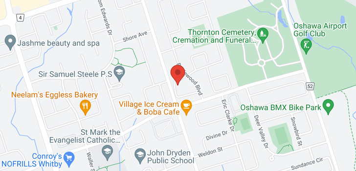 map of 46 TREEN CRES